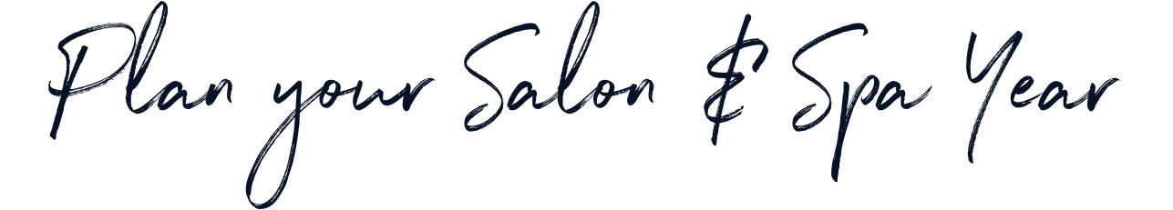 Plan your salon and spa year